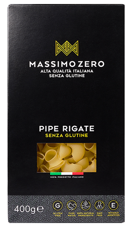 MASSIMO ZERO PIPE RIGATE 400 G - famajoy.it