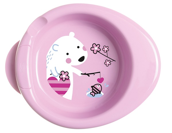 CHICCO PIATTO PAPPACALDA 6 MESI+ ROSA - famajoy.it