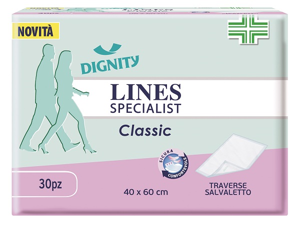 TRAVERSA PER INCONTINENZA LINES SPECIALIST CLASSIC 40X60 CM 30 PEZZI - famajoy.it
