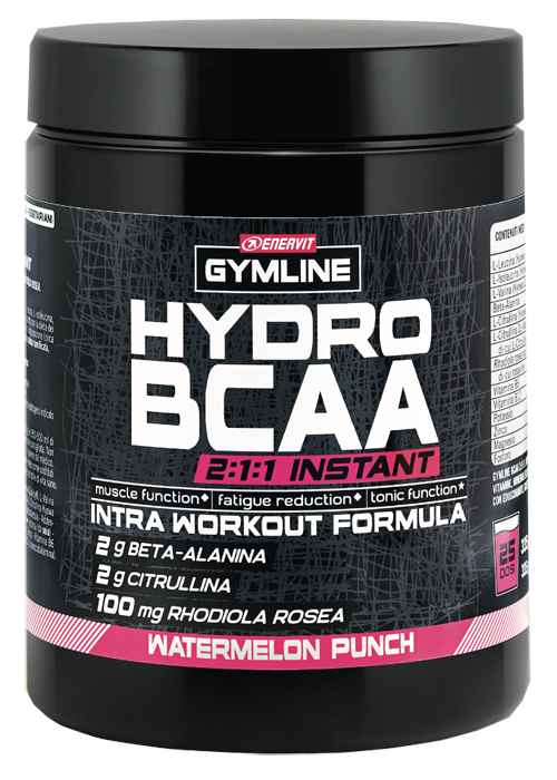 GYMLINE MUSCLE HYDRO BCAA INSTANT WATERMELON POLVERE 335 G - famajoy.it