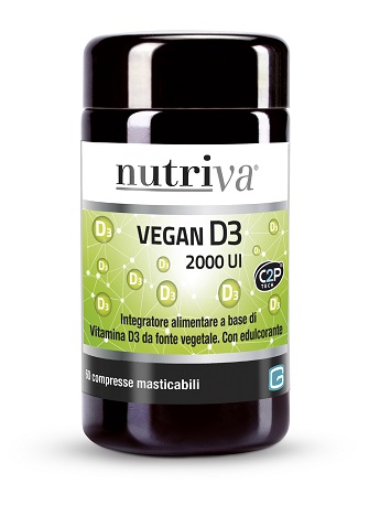 NUTRIVA VEGAN D3 60 COMPRESSE 2000 UI - famajoy.it