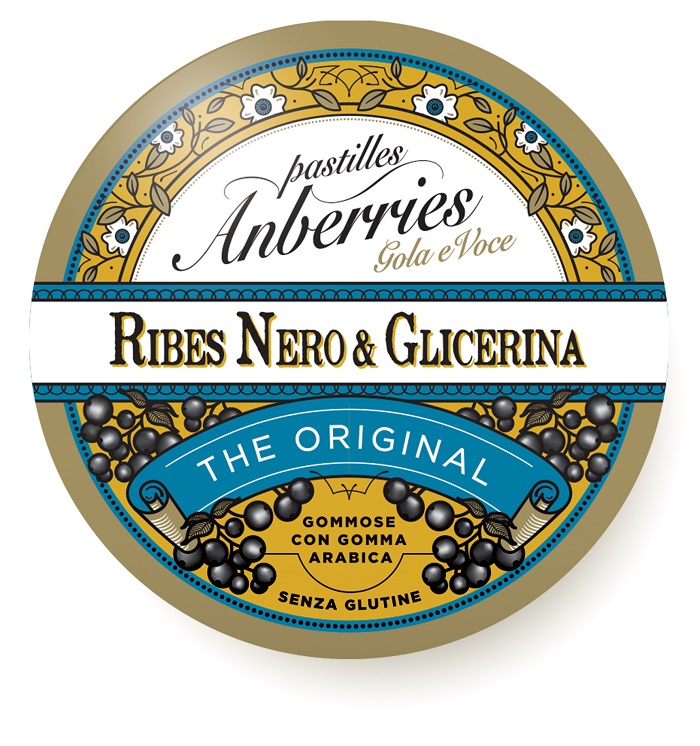 ANBERRIES CLASSICHE RIBES NERO & GLICERINA CARAMELLE 55 G - famajoy.it