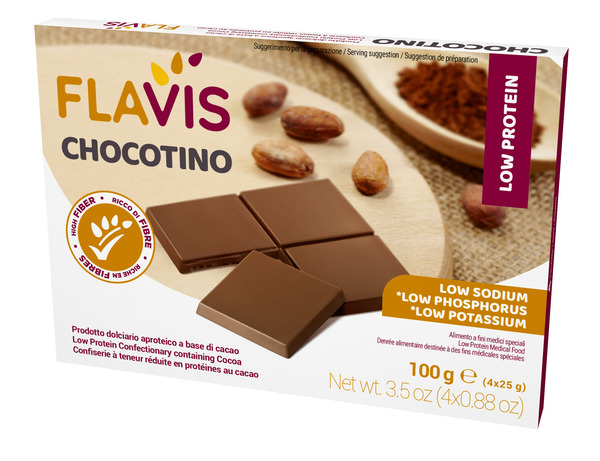 FLAVIS CHOCOTINO 4 PORZIONI DA 25 G - famajoy.it