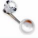 ORECCHINO POST-FORATURA SWAROVSKI CRYSTAL/PEARL BJT971 - famajoy.it