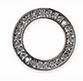 ORECCHINO POST-FORATURA RING WITH CRYSTALS BJT974 - famajoy.it