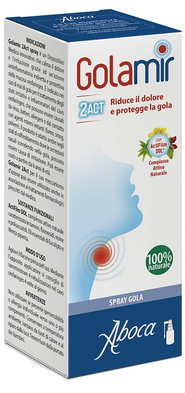 GOLAMIR 2ACT SPRAY 30 ML NO ALCOOL ADULTI E BAMBINI DA UN ANNO DI ETA' - famajoy.it