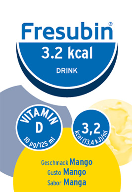FRESUBIN 3,2 KCAL DRINK MANGO 4 X 125 ML - famajoy.it