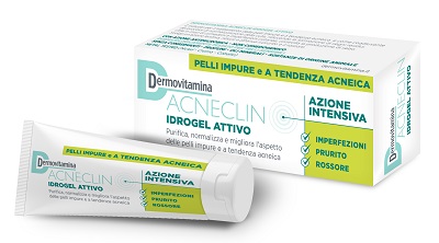 DERMOVITAMINA ACNECLIN IDROGEL ATTIVO AZIONE INTENSIVA 40 ML - famajoy.it