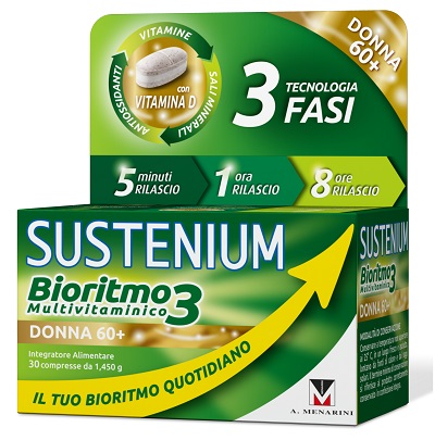 SUSTENIUM BIORITMO3 DONNA 60+ 30 COMPRESSE - famajoy.it