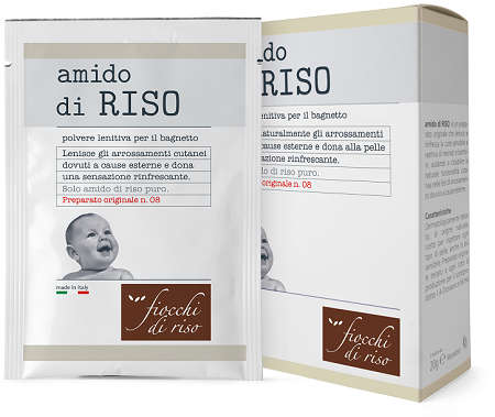FIOCCHI DI RISO AMIDO DI RISO POLVERE LENITIVO 100 G - famajoy.it