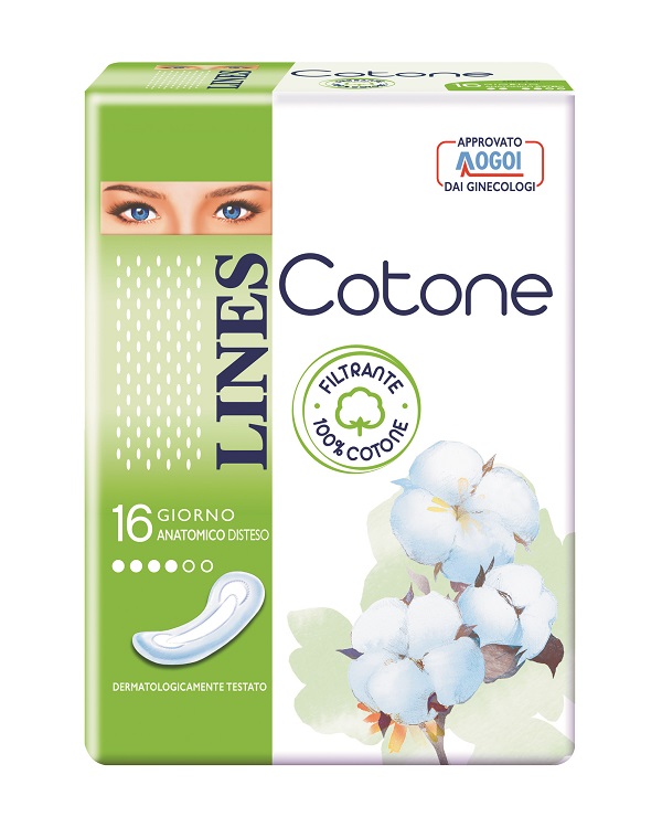 LINES COTONE NON ULTRA ANATOMICI DISTESI 16 PEZZI - famajoy.it