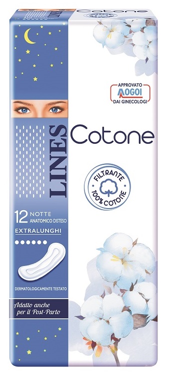 LINES COTONE NON ULTRA NOTTE DISTESI 12 PEZZI - famajoy.it