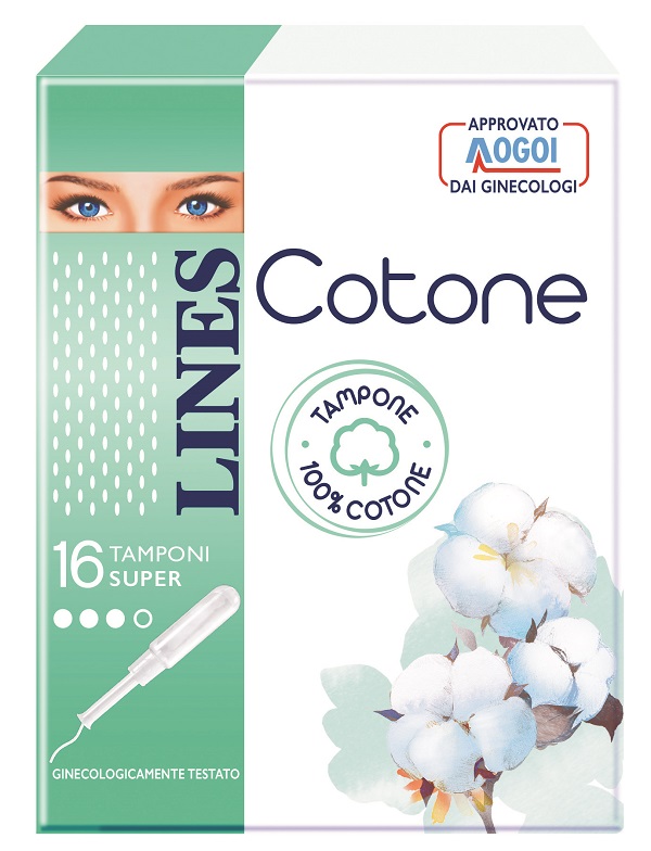 LINES COTONE TAMPONE SUPER 16 PEZZI - famajoy.it