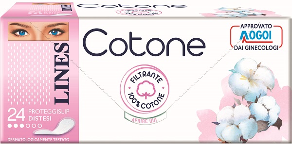 LINES COTONE PROTEGGISLIP DISTESI 24 PEZZI - famajoy.it