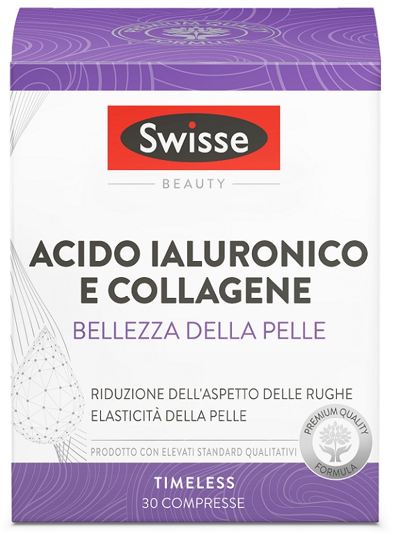 SWISSE ACIDO IALURONICO COLLAGENE BELLEZZA DELLA PELLE 30 COMPRESSE - famajoy.it