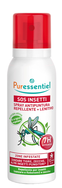 PURESSENTIEL SPRAY ANTIPUNTURA SOS INSETTI PMC 75 ML - famajoy.it