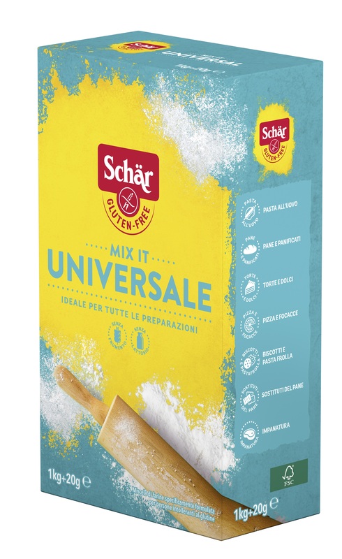 SCHAR MIX IT FARINA UNIVERSALE SENZA LATTOSIO 1 KG + 20 G - famajoy.it