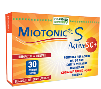 MIOTONIC-S ACTIVE 50+ 30 COMPRESSE - famajoy.it
