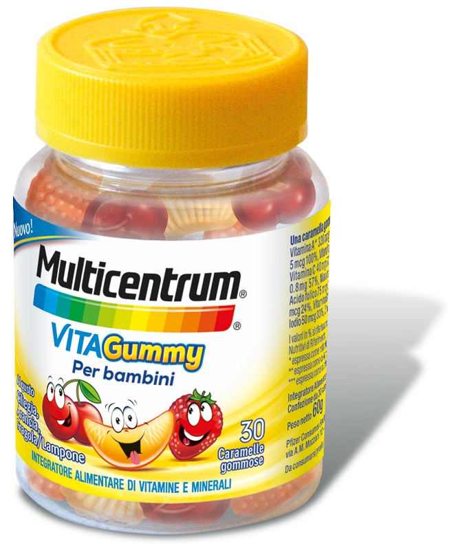MULTICENTRUM VITAGUMMY 30 CARAMELLE GOMMOSE - famajoy.it