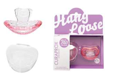 CURAPROX BABY SUCCHIETTO 2 PEZZI TG 1 COLORE ROSA + SCATOLA PER IGIENIZZAZIONE - famajoy.it