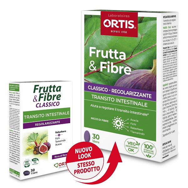 FRUTTA & FIBRE CLASSICO 30 COMPRESSE - famajoy.it