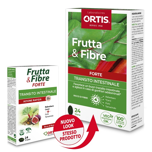 FRUTTA & FIBRE FORTE 24 COMPRESSE - famajoy.it