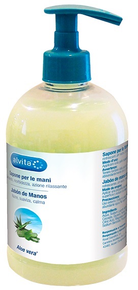 ALVITA SAPONE MANI ALOE VERA 500 ML - famajoy.it