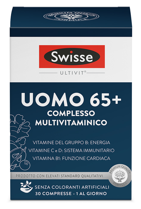 SWISSE UOMO 65+ COMPLESSO MULTIVITAMINICO 30 COMPRESSE - famajoy.it