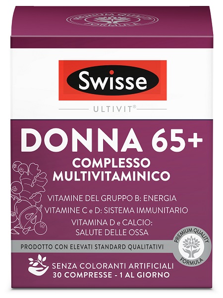 SWISSE DONNA 65+ COMPLESSO MULTIVITAMINICO 30 COMPRESSE - famajoy.it