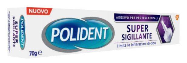 POLIDENT SUPER TENUTA+SIGILLANTE ADESIVO PROTESI DENTALE 70 G - famajoy.it