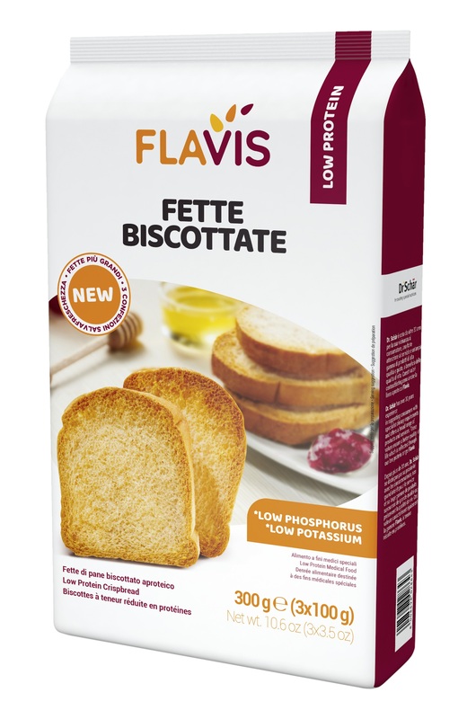 FLAVIS FETTE BISCOTTATE APROTEICHE 300 G - famajoy.it