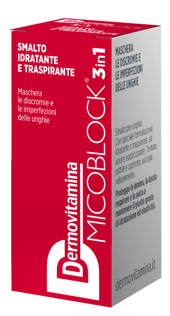 DERMOVITAMINA MICOBLOCK 3 IN 1 SMALTO IDRATANTE E TRASPIRANTE ROSSO 5 ML - famajoy.it