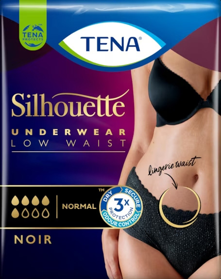 TENA SILHOUETTE NOIR L 9 PEZZI - famajoy.it