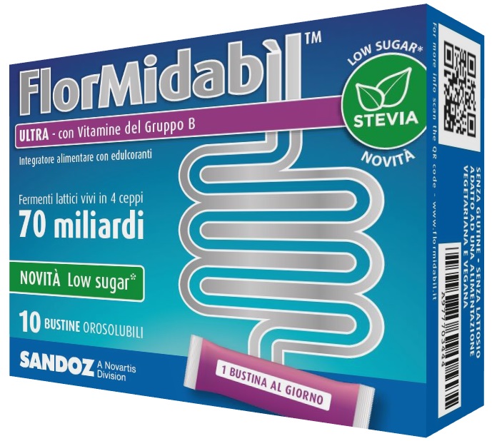 FLORMIDABIL ULTRA 10 BUSTINE CON STEVIA - famajoy.it