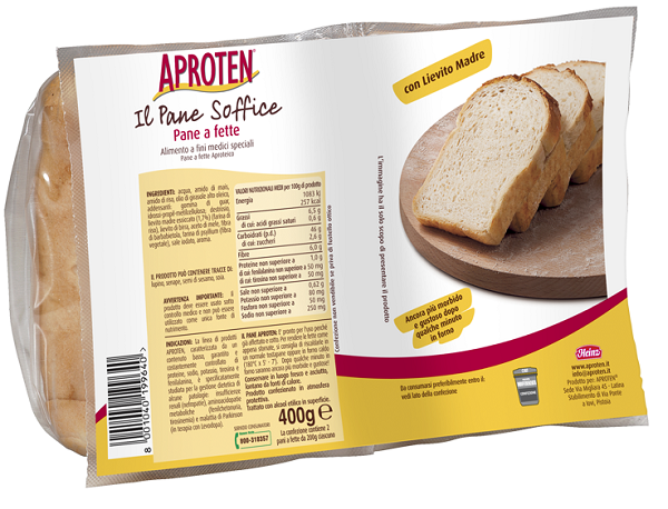 APROTEN PANE BIANCO FETTE 2 PEZZI DA 200 G - famajoy.it