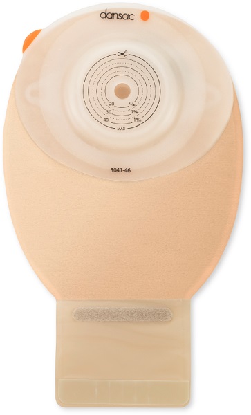 DANSAC NOVALIFE TRE 1 SACCA APERTA OPACA CONVEX MIDI PER ILEOSTOMIA CON FINESTRA RITAGLIABILE 15-46 MM 350 ML 10 PEZZI - famajoy.it