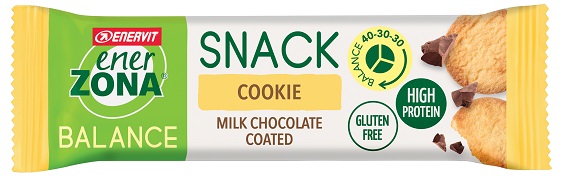 ENERZONA SNACK COOKIE MILK CIOCHOLATE 33 G - famajoy.it