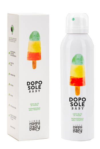MAMMABABY DOPOSOLE BABY CON OLIO DI NEEM 150 ML - famajoy.it