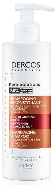 DERCOS TECHNIQUE KERASOL SHAMPOO RISTRUTTURANTE 250 ML - famajoy.it