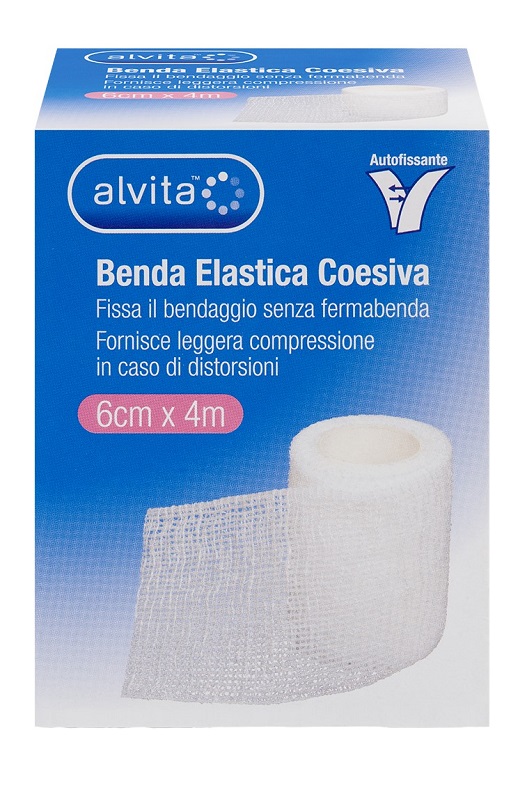 BENDA ELASTICA COESIVA ALVITA 6X4 - famajoy.it