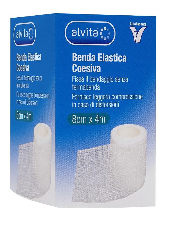 BENDA ELASTICA COESIVA ALVITA 8X4 - famajoy.it