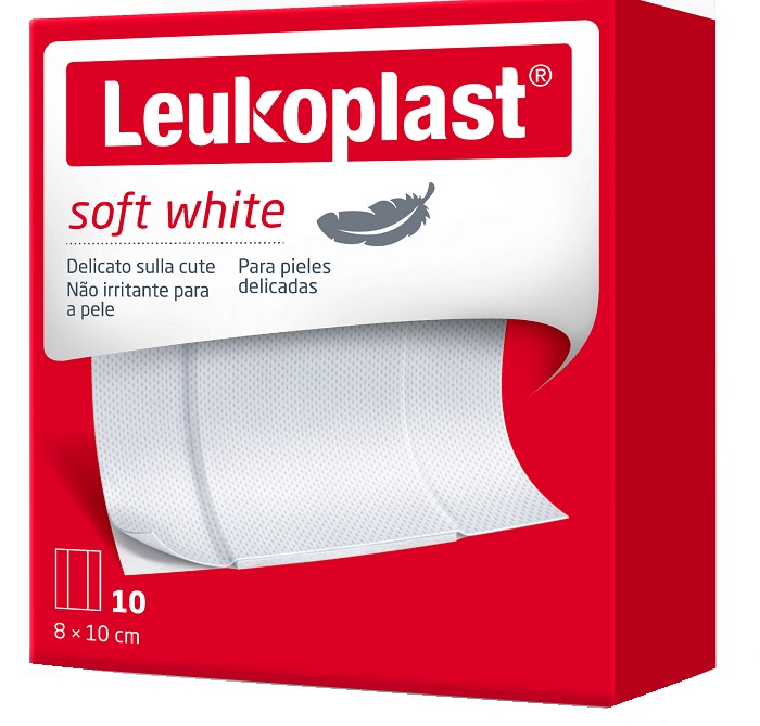 LEUKOPLAST SOFT WHITE 100 X 8 CM 10 PEZZI - famajoy.it