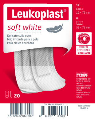 LEUKOPLAST SOFT WHITE 20 PEZZI ASSORTITI - famajoy.it
