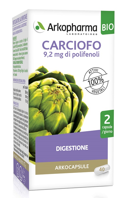 ARKO CAPSULE CARCIOFO BIO 40 CAPSULE - famajoy.it