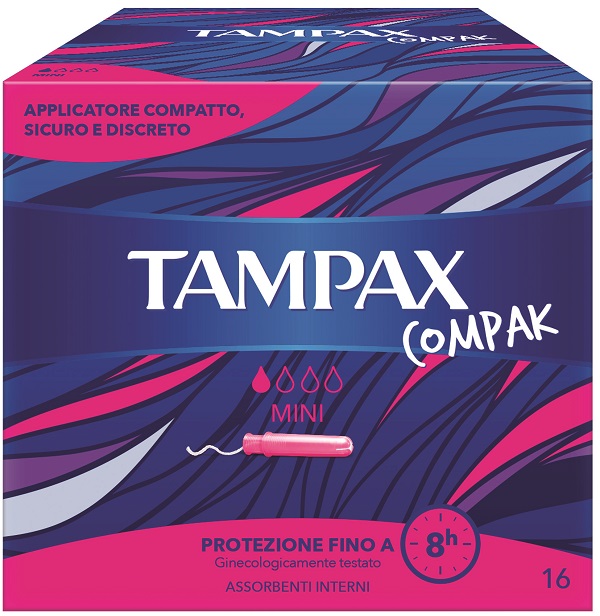TAMPAX COMPAK ASSORBENTE INTERNO MINI 16 PEZZI - famajoy.it