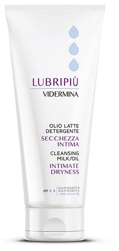 VIDERMINA LUBRIPIU' OLIO LATTE DETERGENTE SECCHEZZA INTIMA 200 ML - famajoy.it