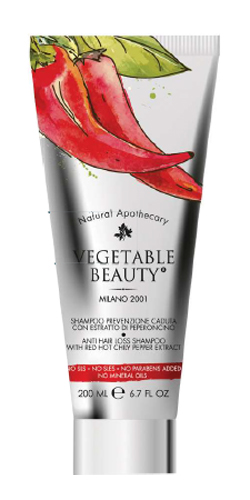 VEGETABLE BEAUTY SHAMPOO TRATTAMENTO CADUTA PEPERONCINO 200 ML - famajoy.it