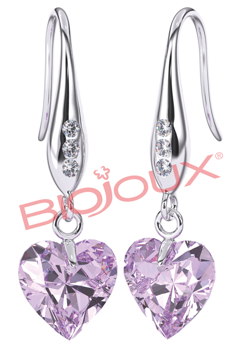 ORECCHINO STERILE BJT721 STS BOREAL HEART - famajoy.it