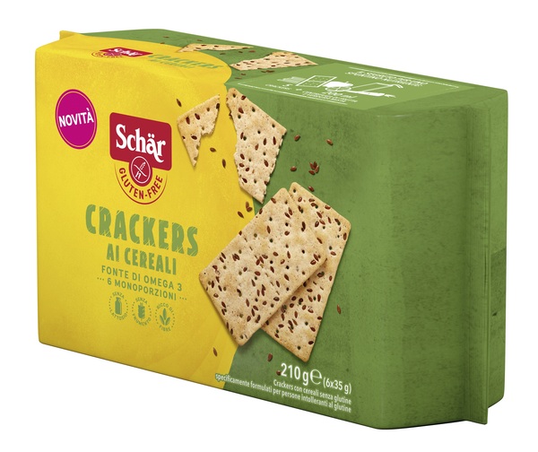 SCHAR CRACKERS CEREALI SENZA LATTOSIO 6 MONOPORZIONI DA 35 G - famajoy.it