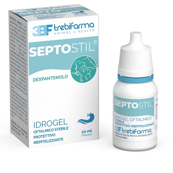 SEPTOSTIL SOLUZIONE OFTALMICA IDRATANTE EPITELIO PROTETTIVA LENITIVA LUBRIFICANTE PER CANI E GATTI 10 ML - famajoy.it